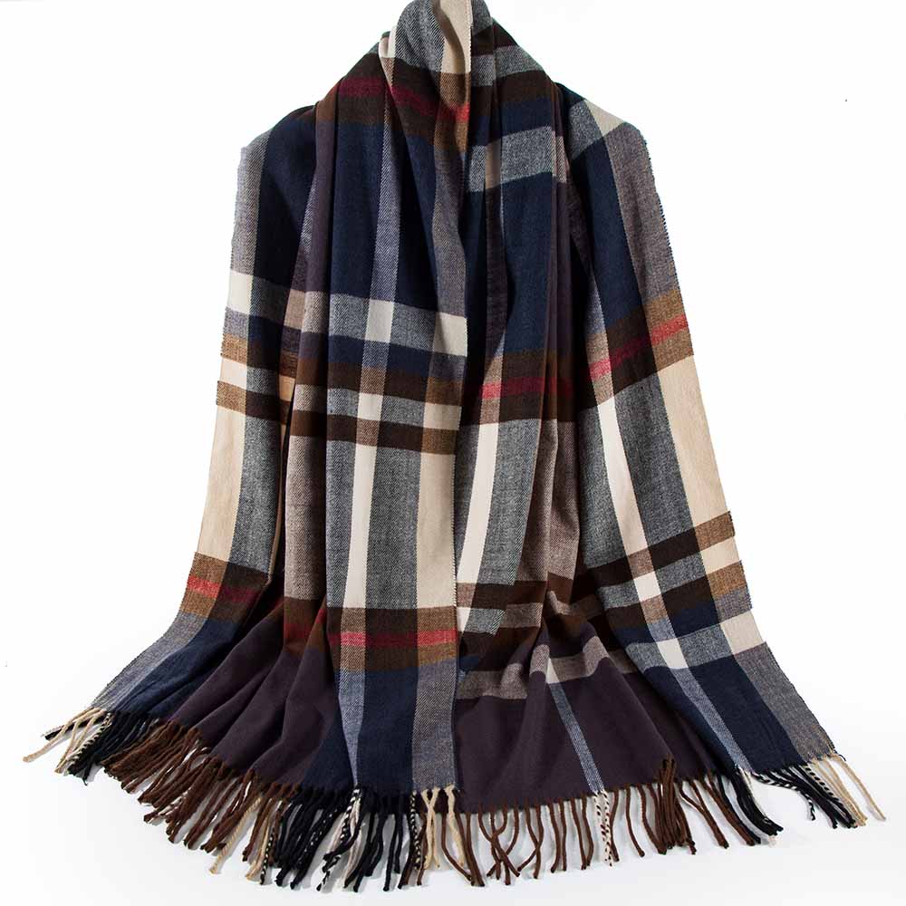 Large Plaid Tartan - Shawl Scarf-1