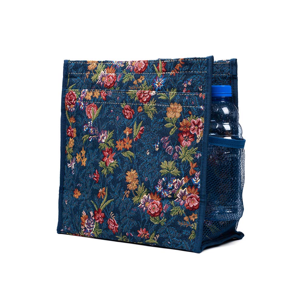 V&A Licensed Flower Meadow Blue - Shopper Bag-1