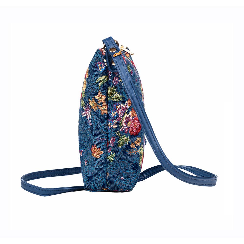 V&A Licensed Flower Meadow Blue - Sling Bag-1