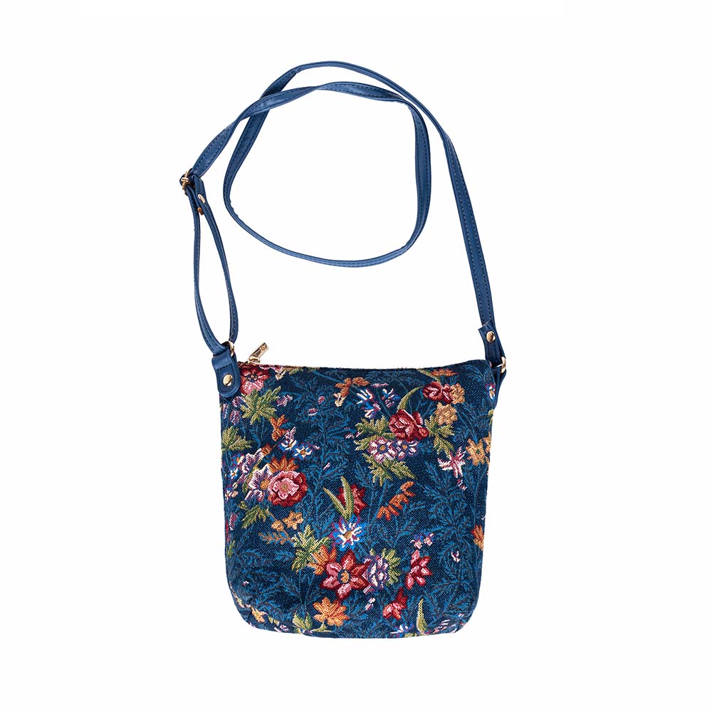 V&A Licensed Flower Meadow Blue - Sling Bag-2