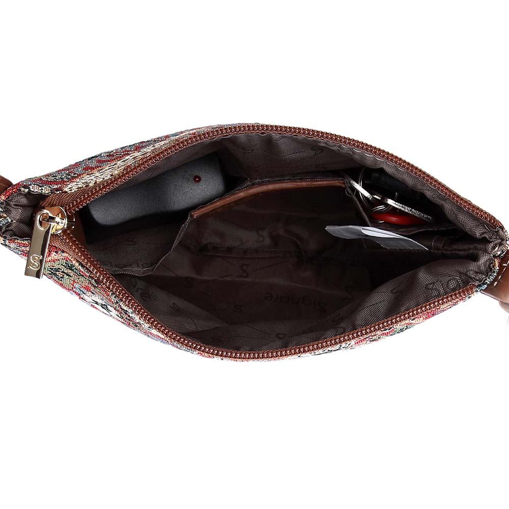 William Morris Strawberry Thief Red - Sling Bag-6