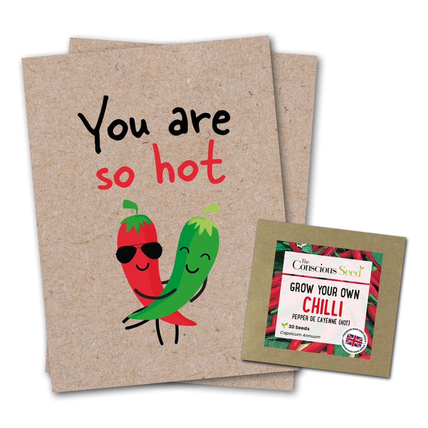 You Are So hot - Eco Kraft Greeting Card-0