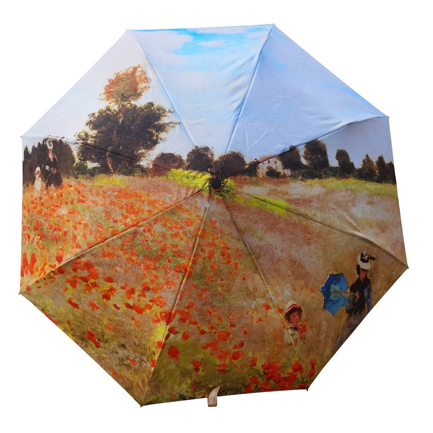 Claude Monet Poppy Field - Art Folding Umbrella-1