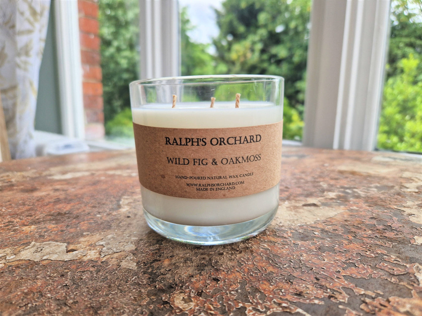 Wild Fig & Oakmoss Scented Candle-4