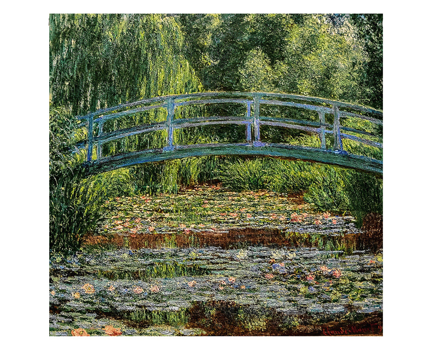 Claude Monet Japanese Bridge - Wall Hanging in 2 sizes-4