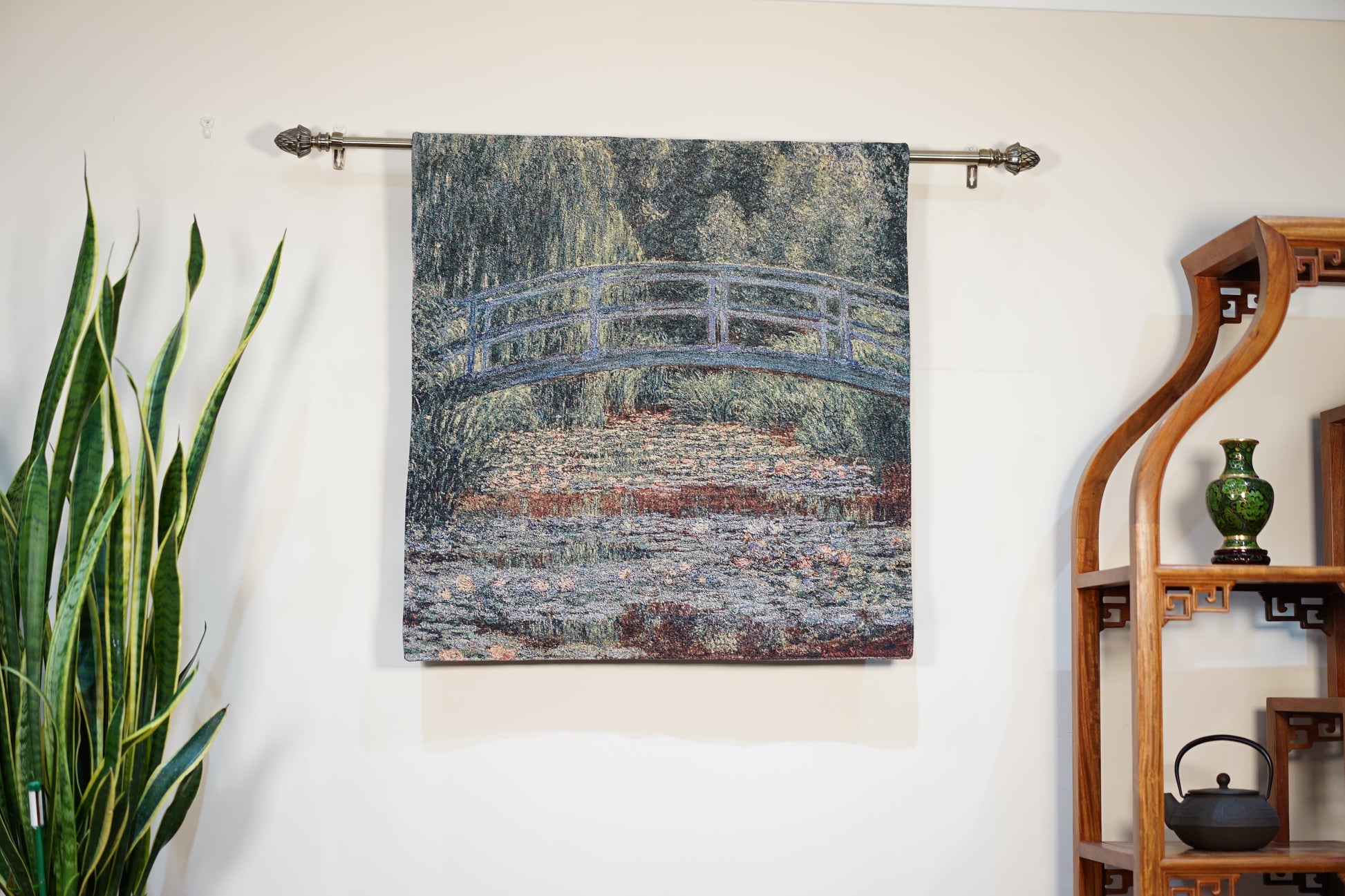 Claude Monet Japanese Bridge - Wall Hanging in 2 sizes-3