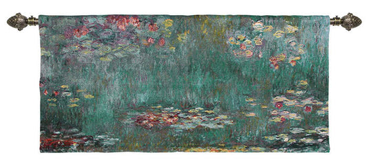 Claude Monet Water Lily - Wall Hanging 143cm x 69cm (120 rod)-0