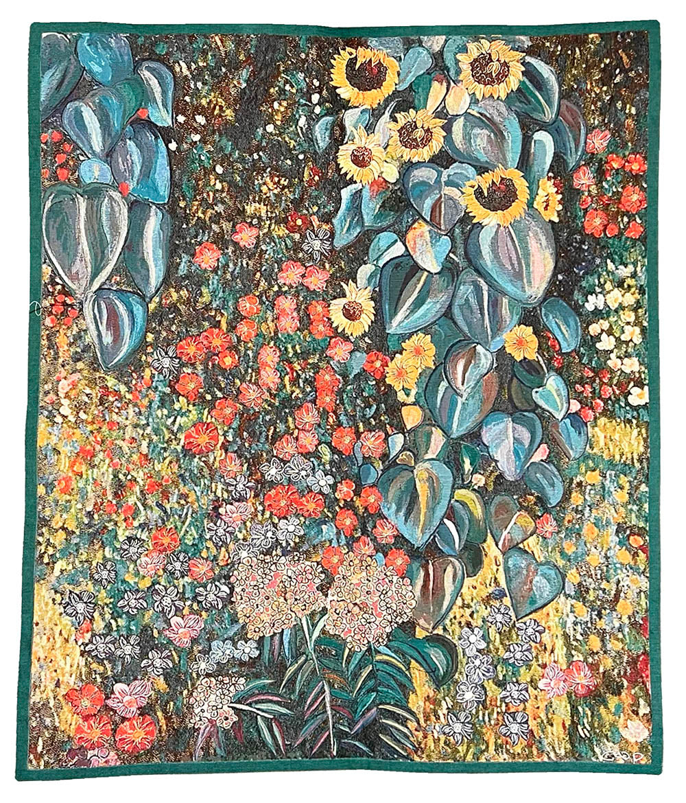 Gustav Klimt Country Garden - Wall Hanging 119cm x 140cm (70 rod)-1