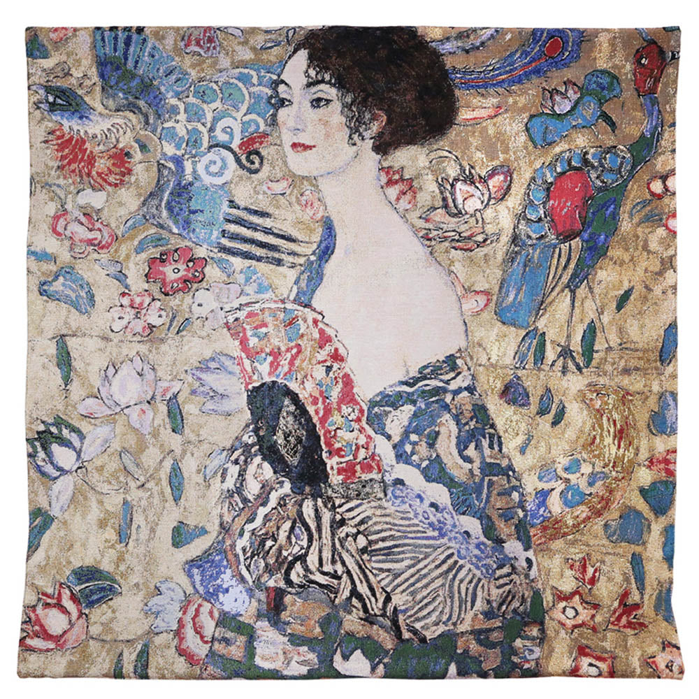 Gustav Klimt Lady with Fan - Wall Hanging in 2 sizes-5