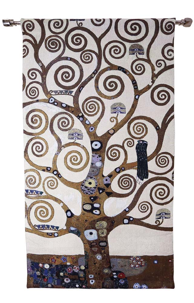 Gustav Klimt Tree of Life Tree - Wall Hanging 68cm x 138cm (70 rod)-0