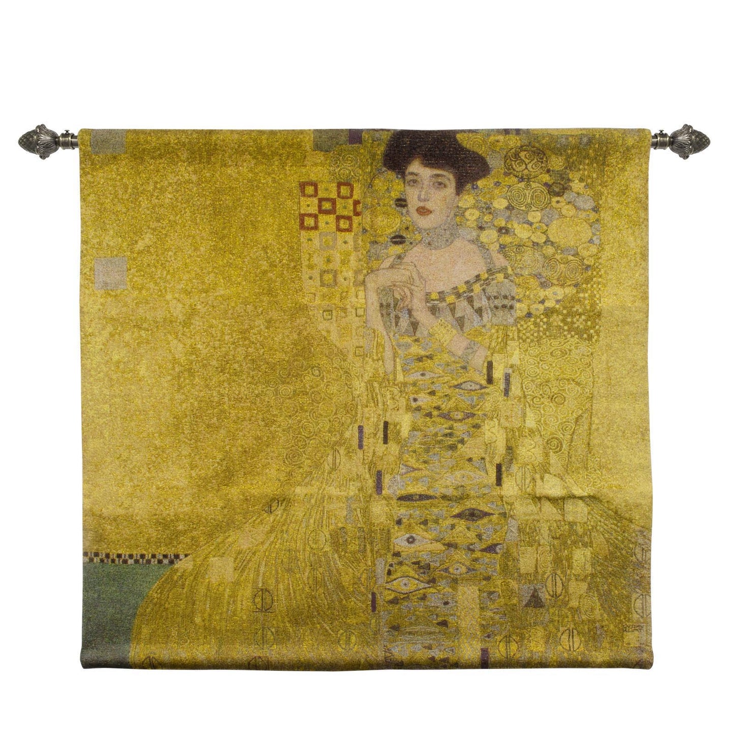 Gustav Klimt Woman in Gold - Wall Hanging 100cm x 100cm (70 rod)-0