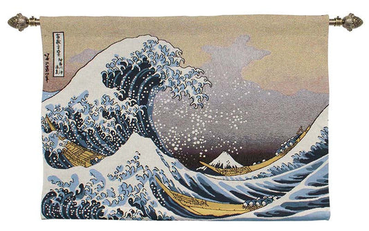 Great Wave off Kanagawa - Wall Hanging 69cm x 100cm (70 rod)-0
