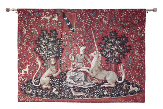 Lady & Unicorn Sense of Sight - Wall Hanging in 2 sizes-0