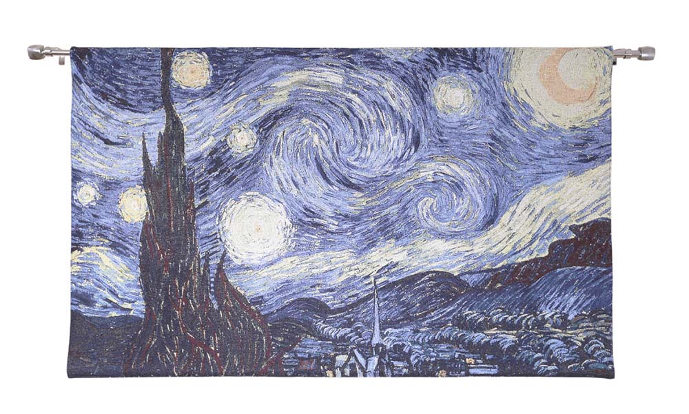 Van Gogh Starry Night - Wall Hanging 120cm x 84cm (120 rod)-0