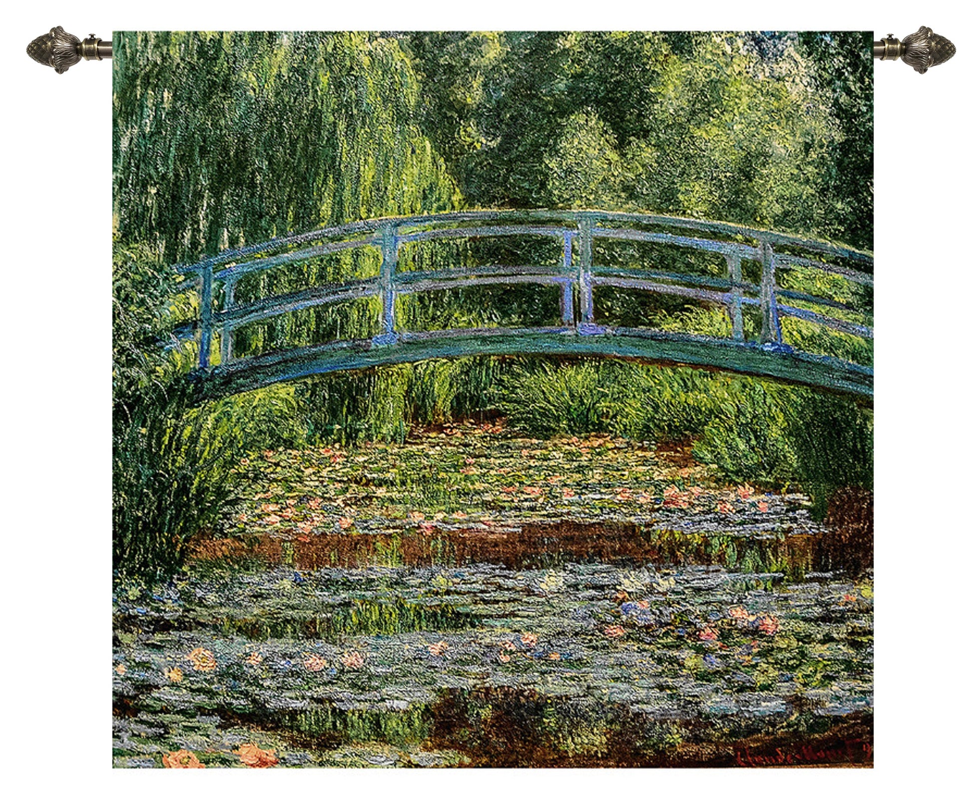 Claude Monet Japanese Bridge - Wall Hanging in 2 sizes-0