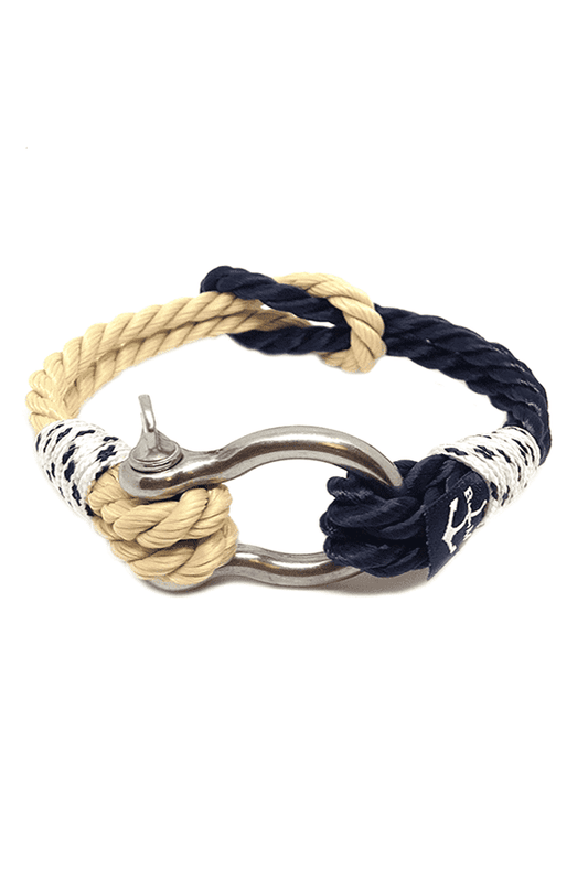 Classic Rope and Black Nautical Bracelet-0