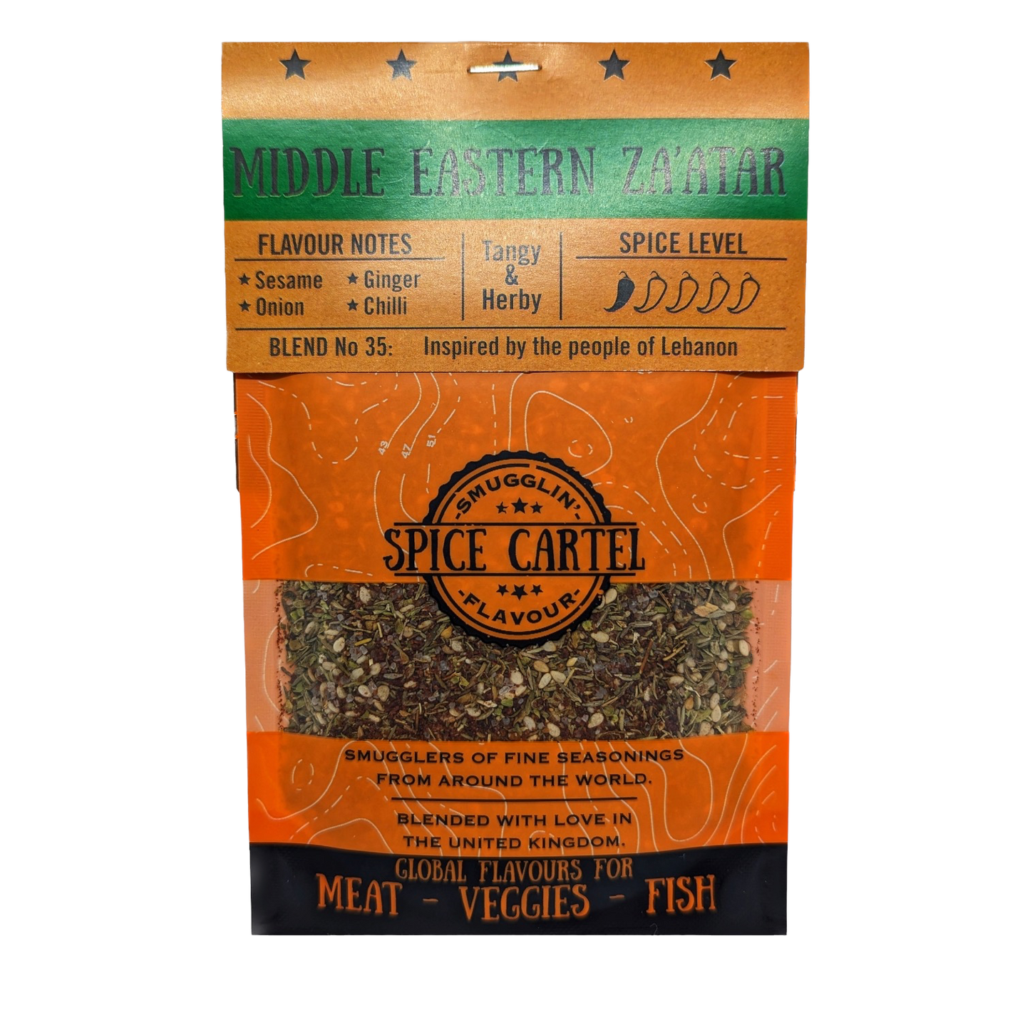 Spice Cartel's Middle Eastern Zaatar 35g Resealable Pouch-0