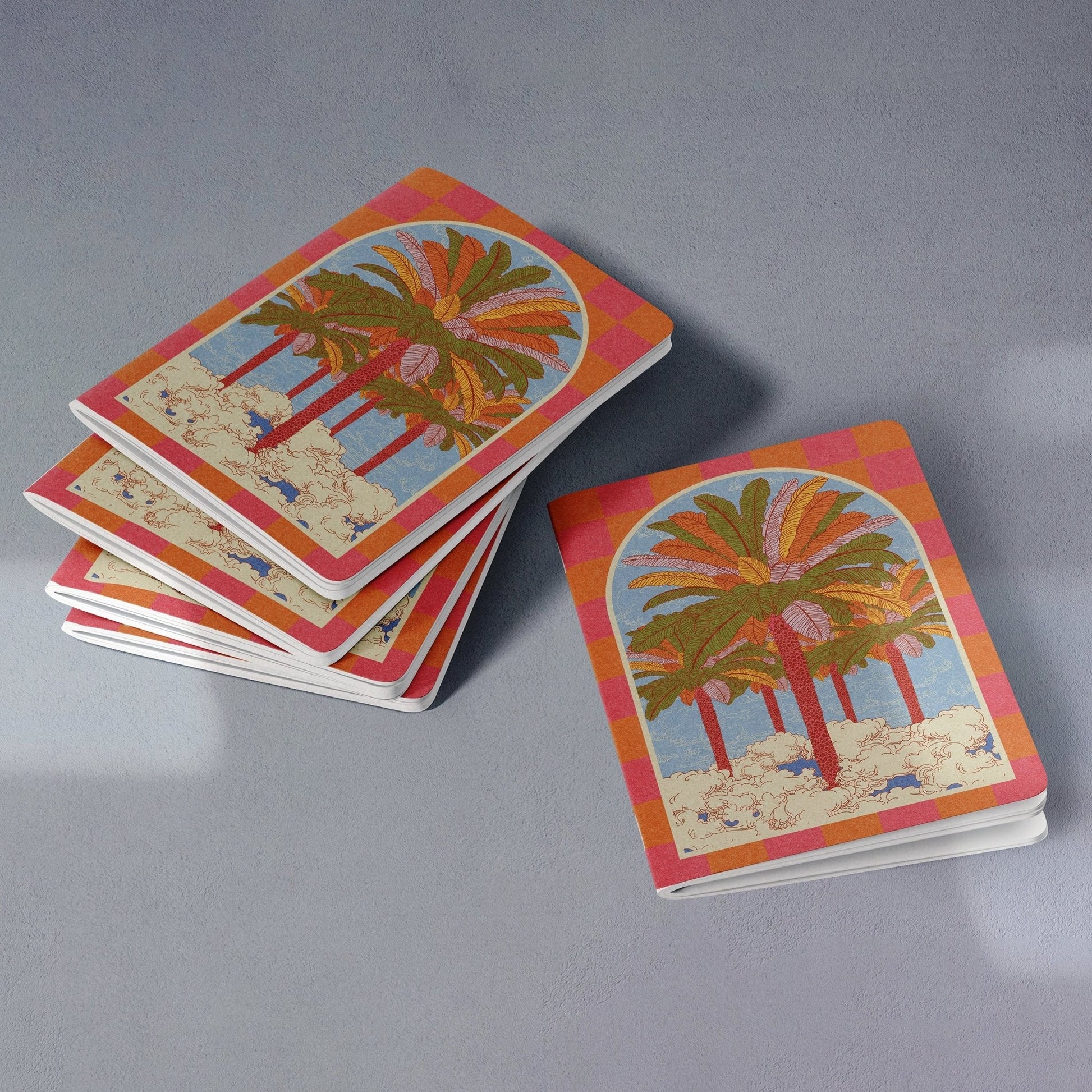 A5 Notebook Made From Recycled Paper | Palm Tree Notebook-0