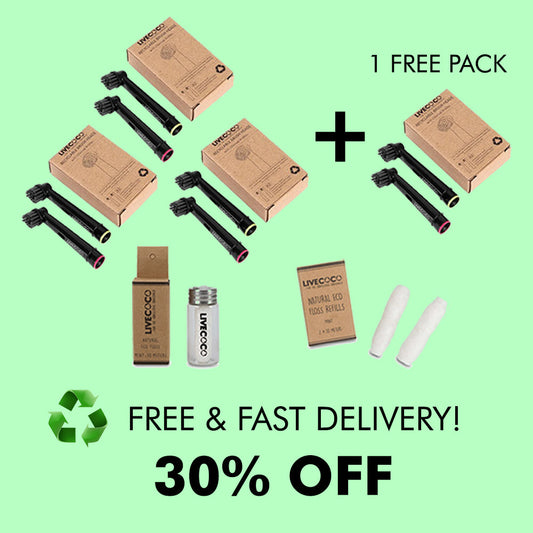 Sustainable Toothbrush Heads + Eco-Floss + FREE GIFTS Today (USA)-0