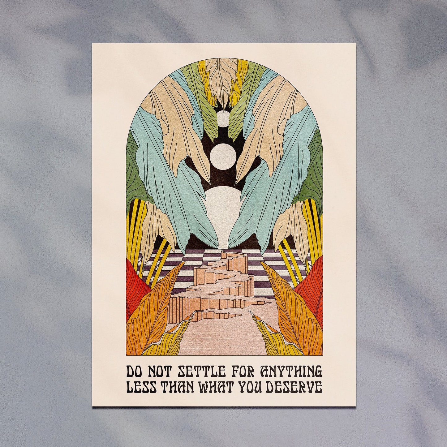 'Don't Settle' Celestial Art Print-2
