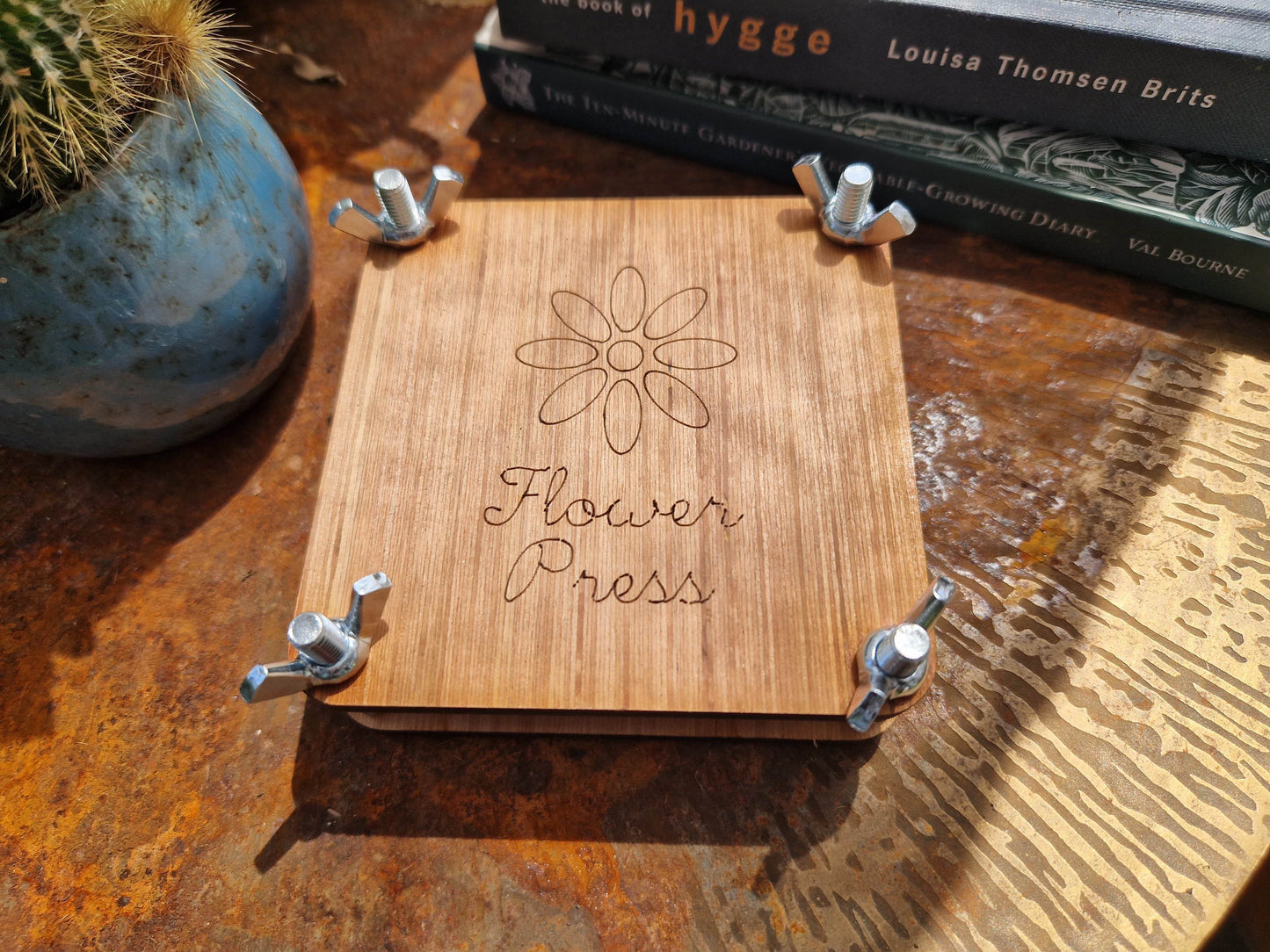 Mini Wooden Flower Press-2