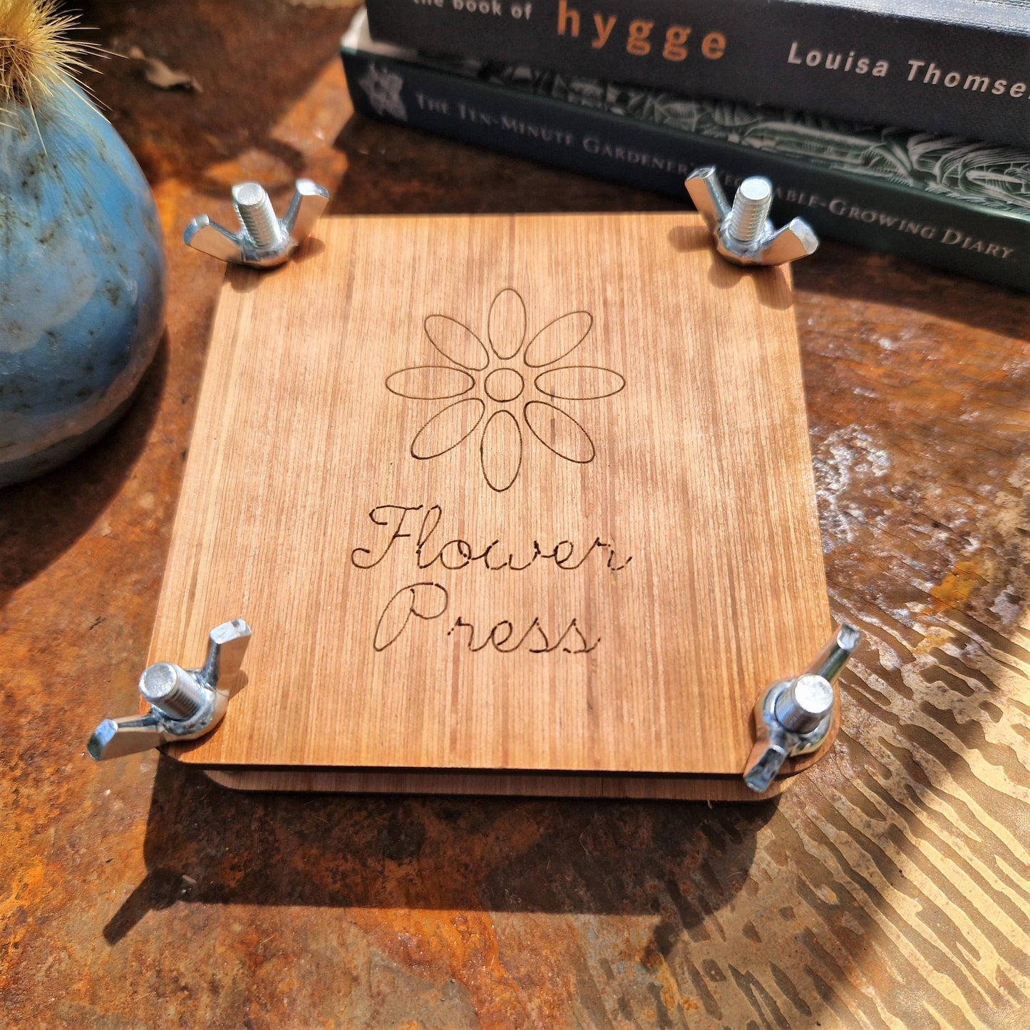 Mini Wooden Flower Press-0