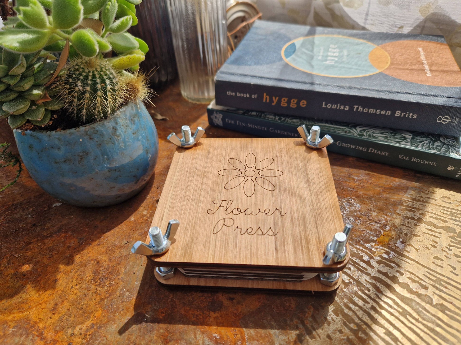 Mini Wooden Flower Press-3