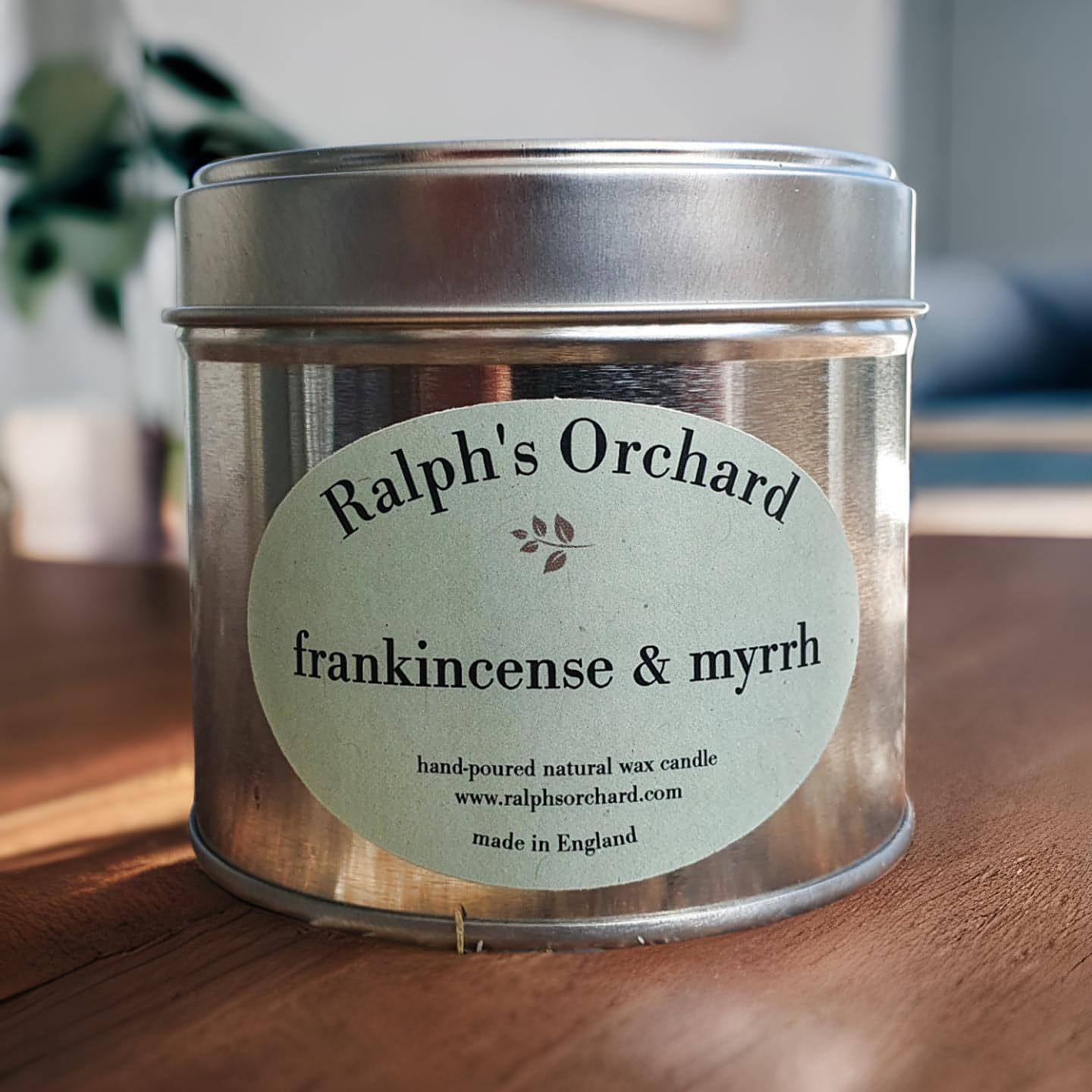 Frankincense & Myrrh Scented Candle-0