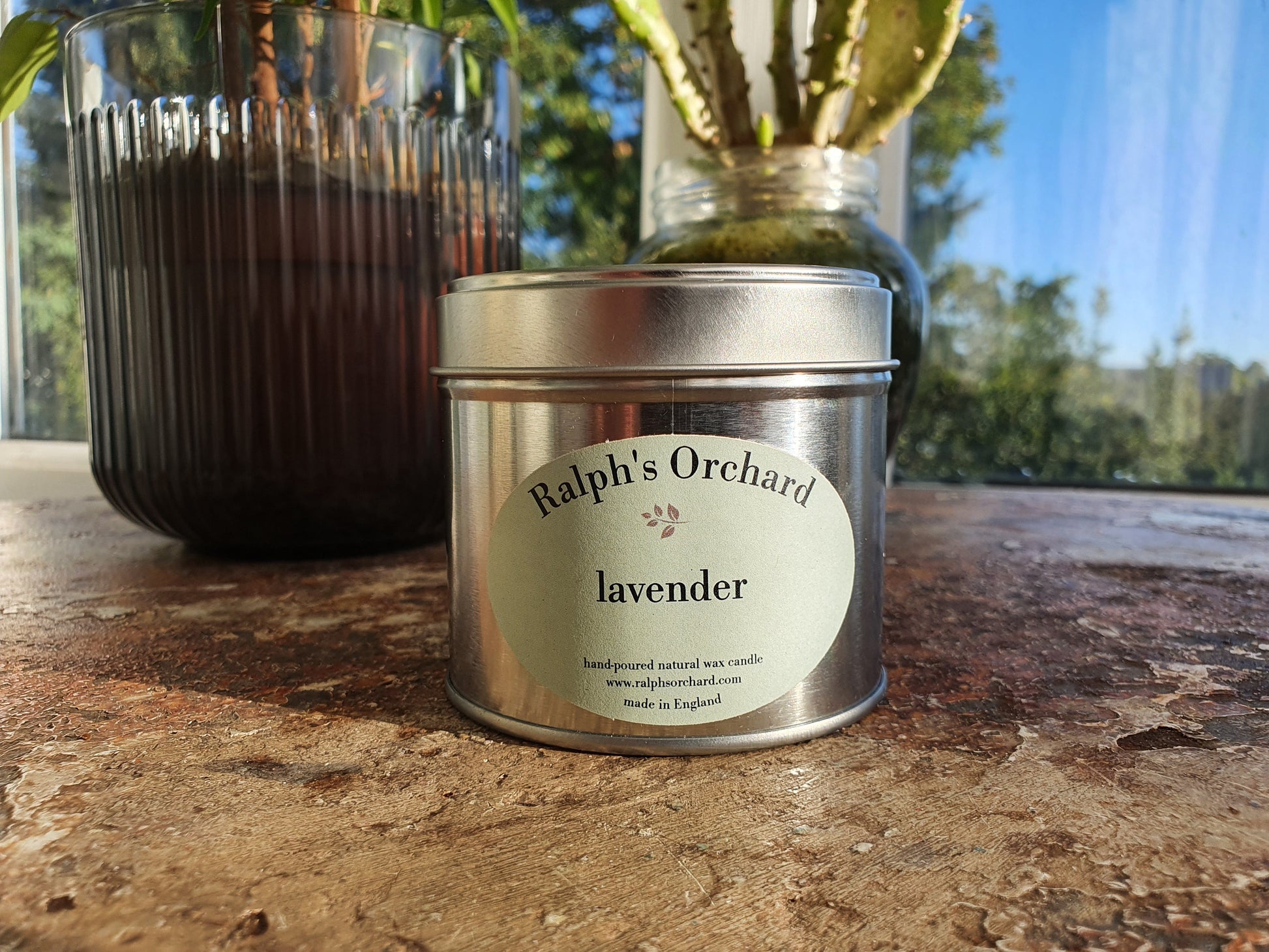 Lavender Essential Oil Candle-3