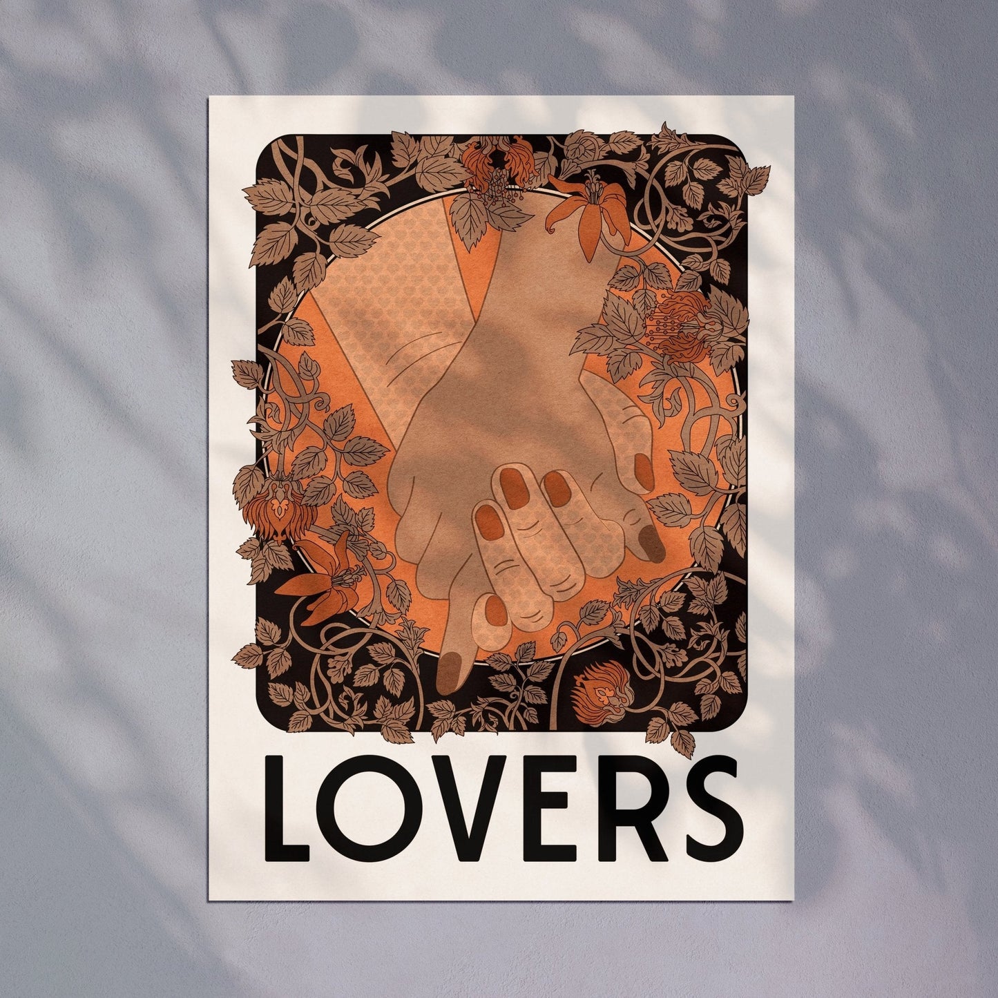 'Lovers' Art Print-3