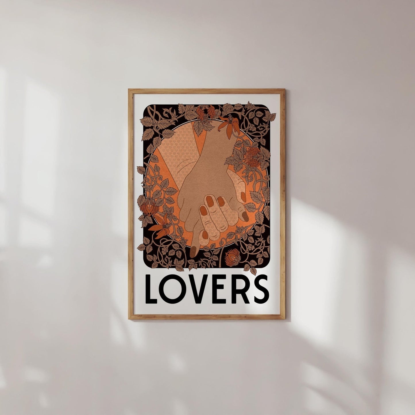 'Lovers' Art Print-1