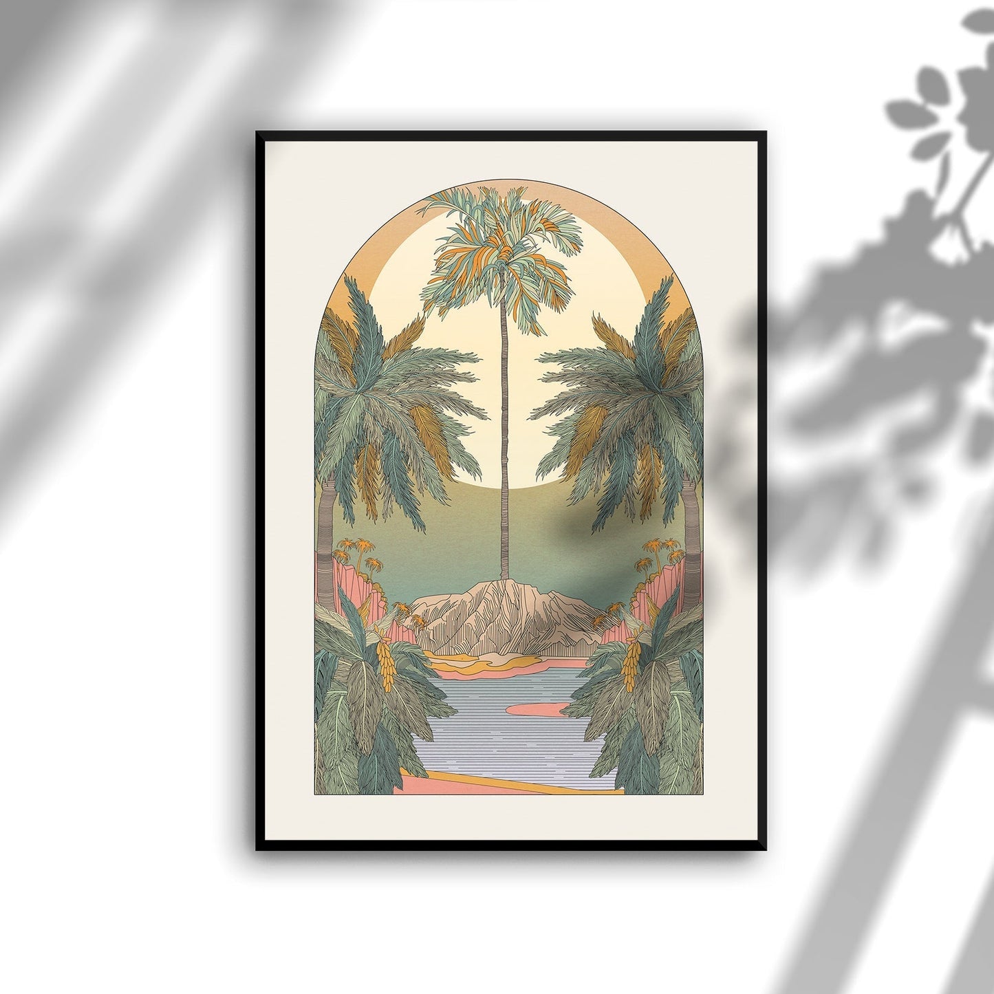 'Palm Island' Art Print-3
