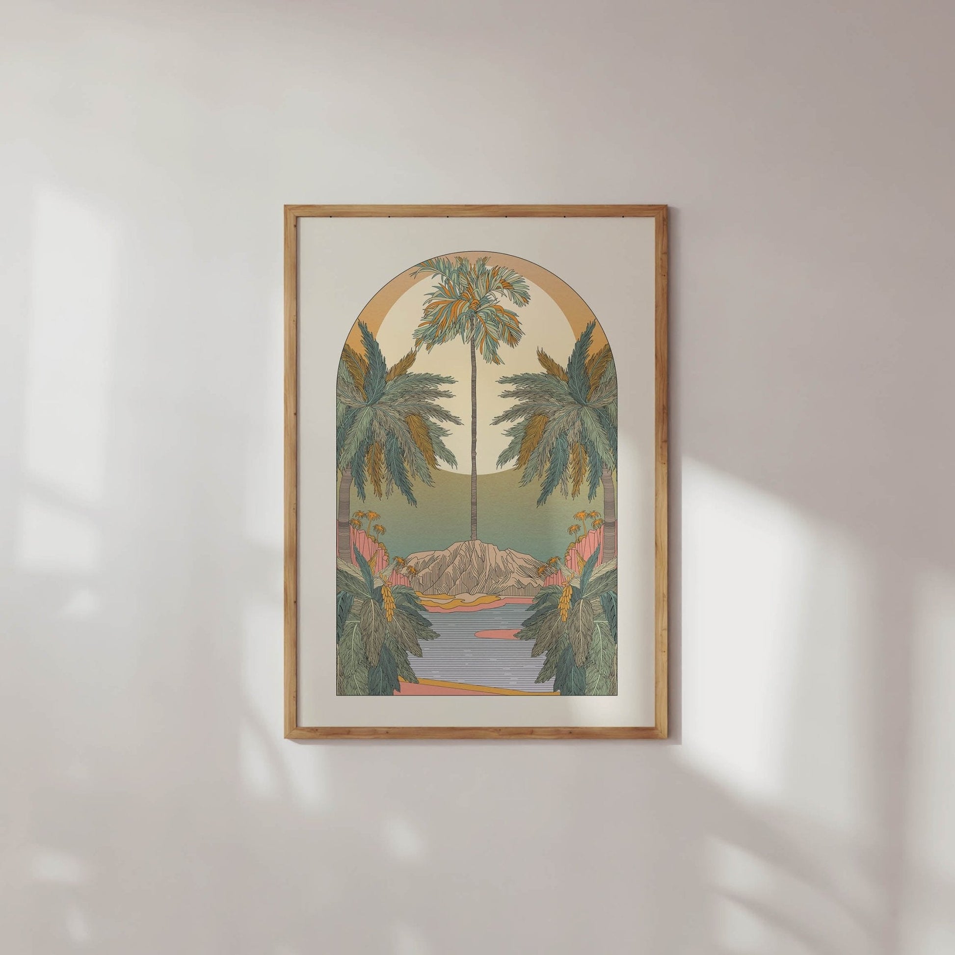 'Palm Island' Art Print-1