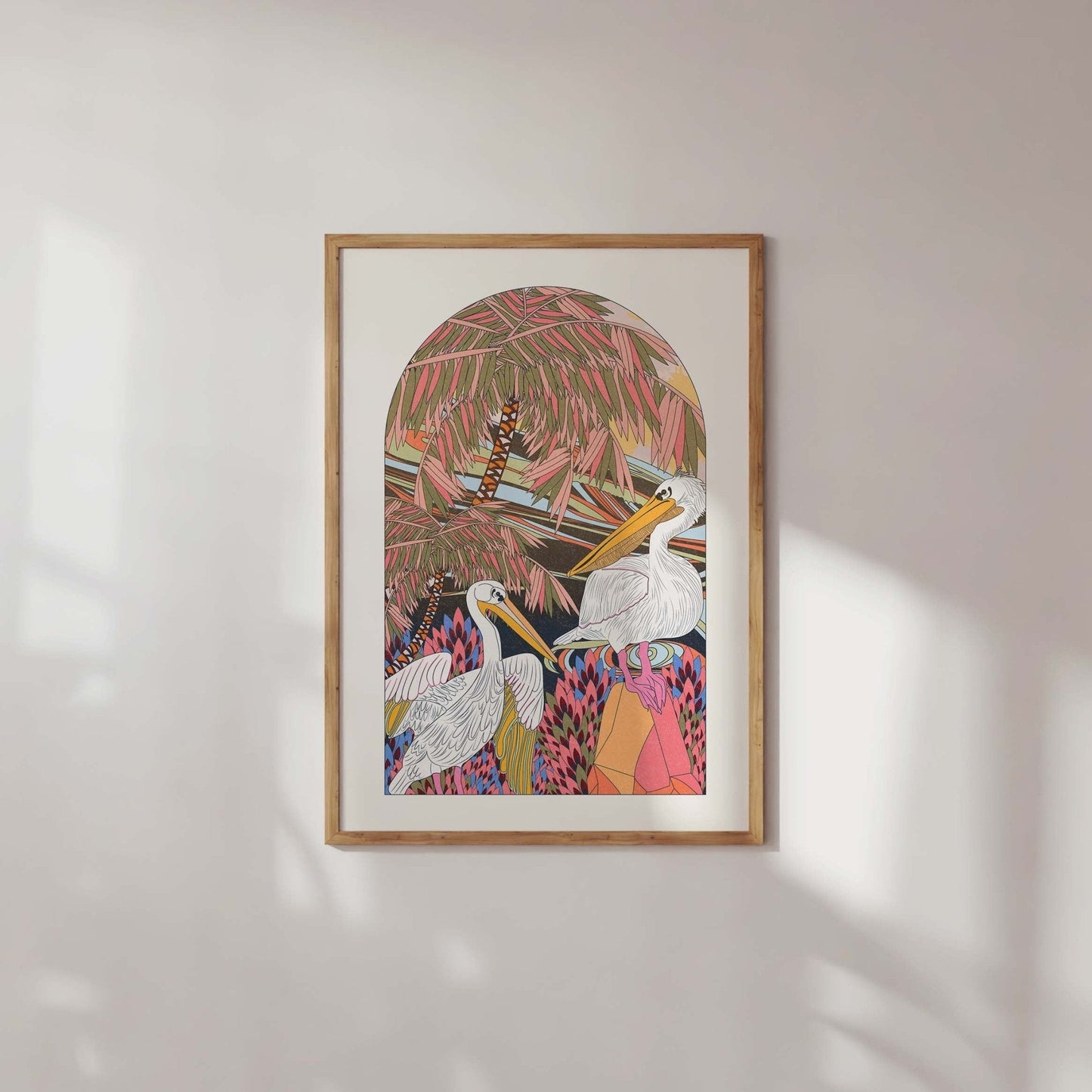 'Pelicans' Art Print-1
