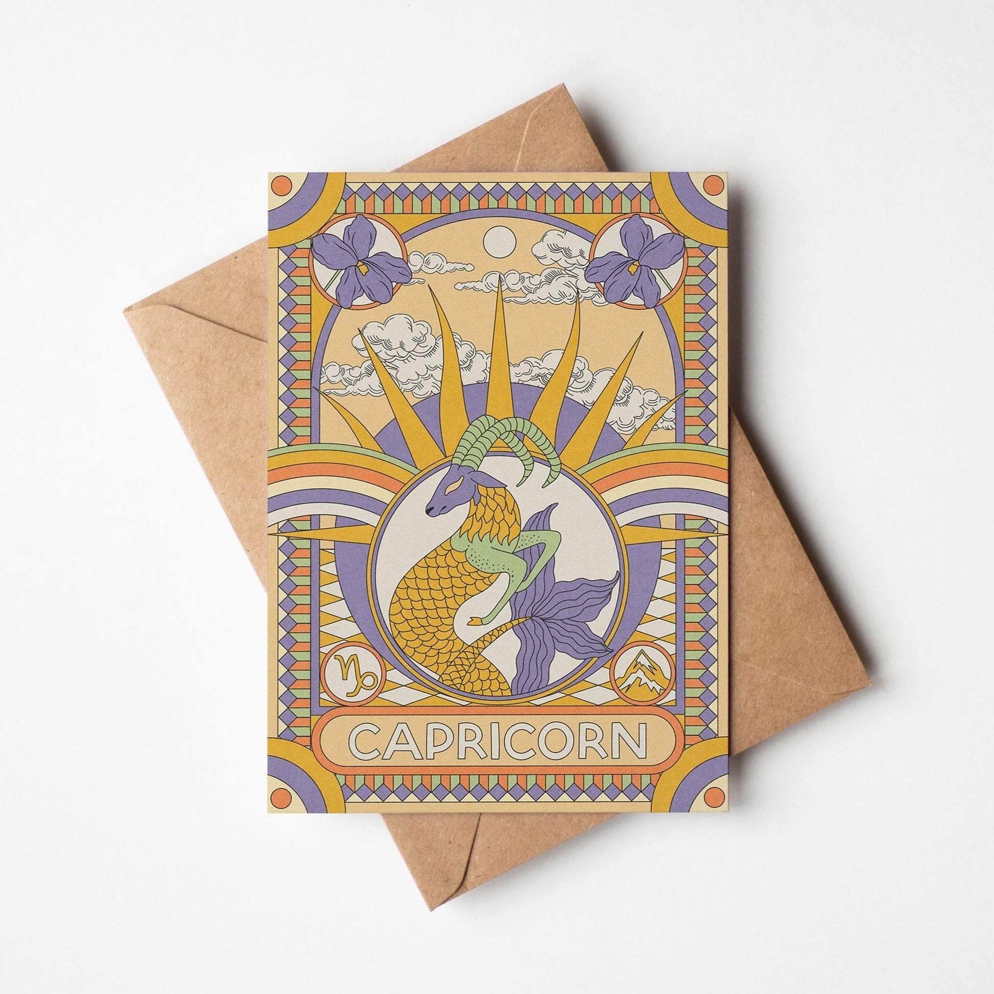 Star Sign Zodiac Horoscope Celestial Greetings Card | Fully Recycled-3