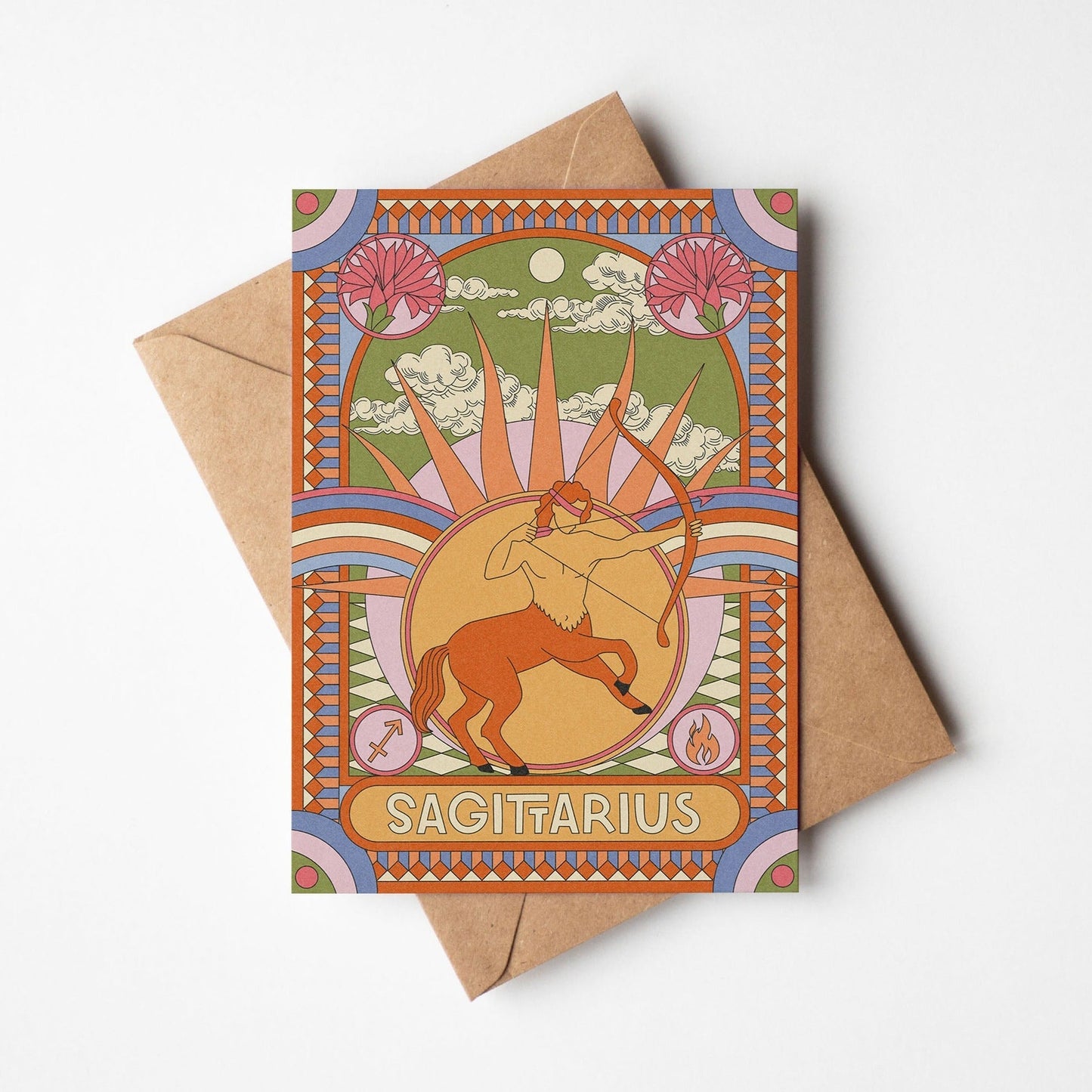 Star Sign Zodiac Horoscope Celestial Greetings Card | Fully Recycled-8