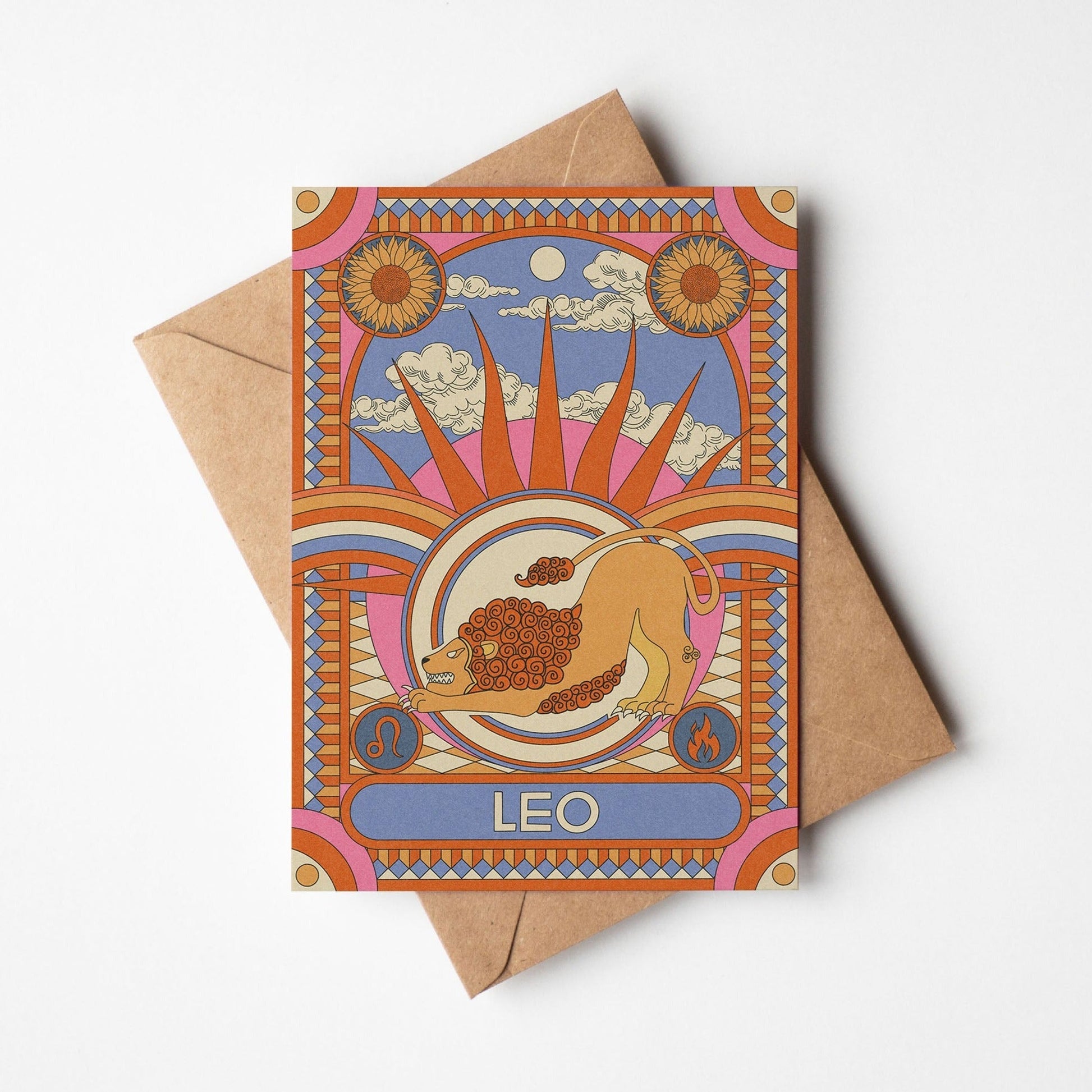 Star Sign Zodiac Horoscope Celestial Greetings Card | Fully Recycled-5