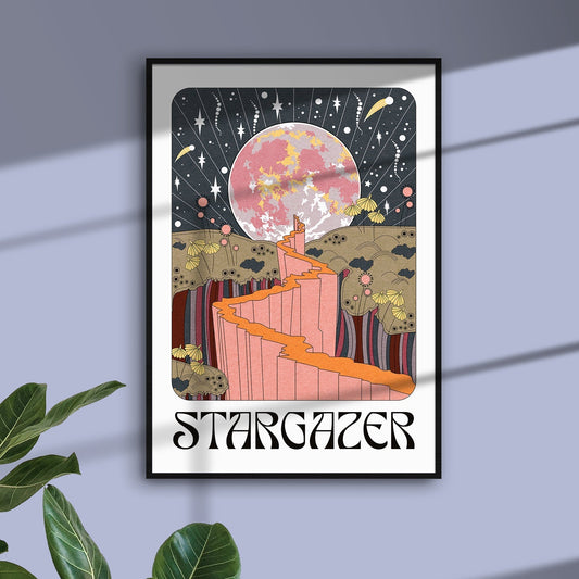 Stargazer art print-0