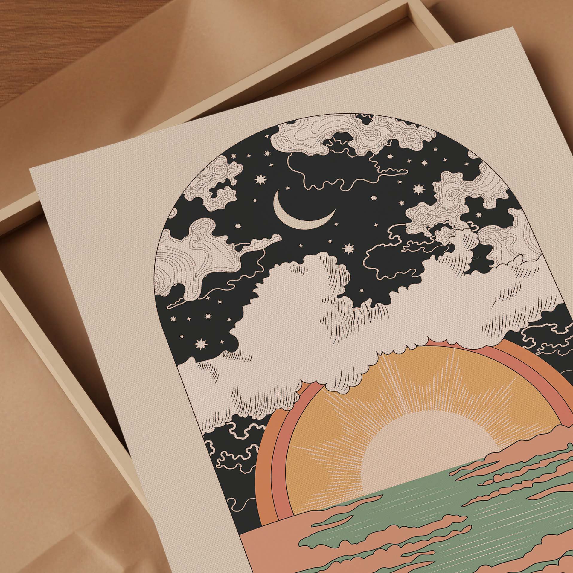 'The Sun Will Rise' Art Print-3