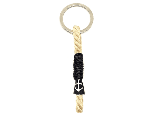 Classic Twisted Rope Handmade Keychain-0