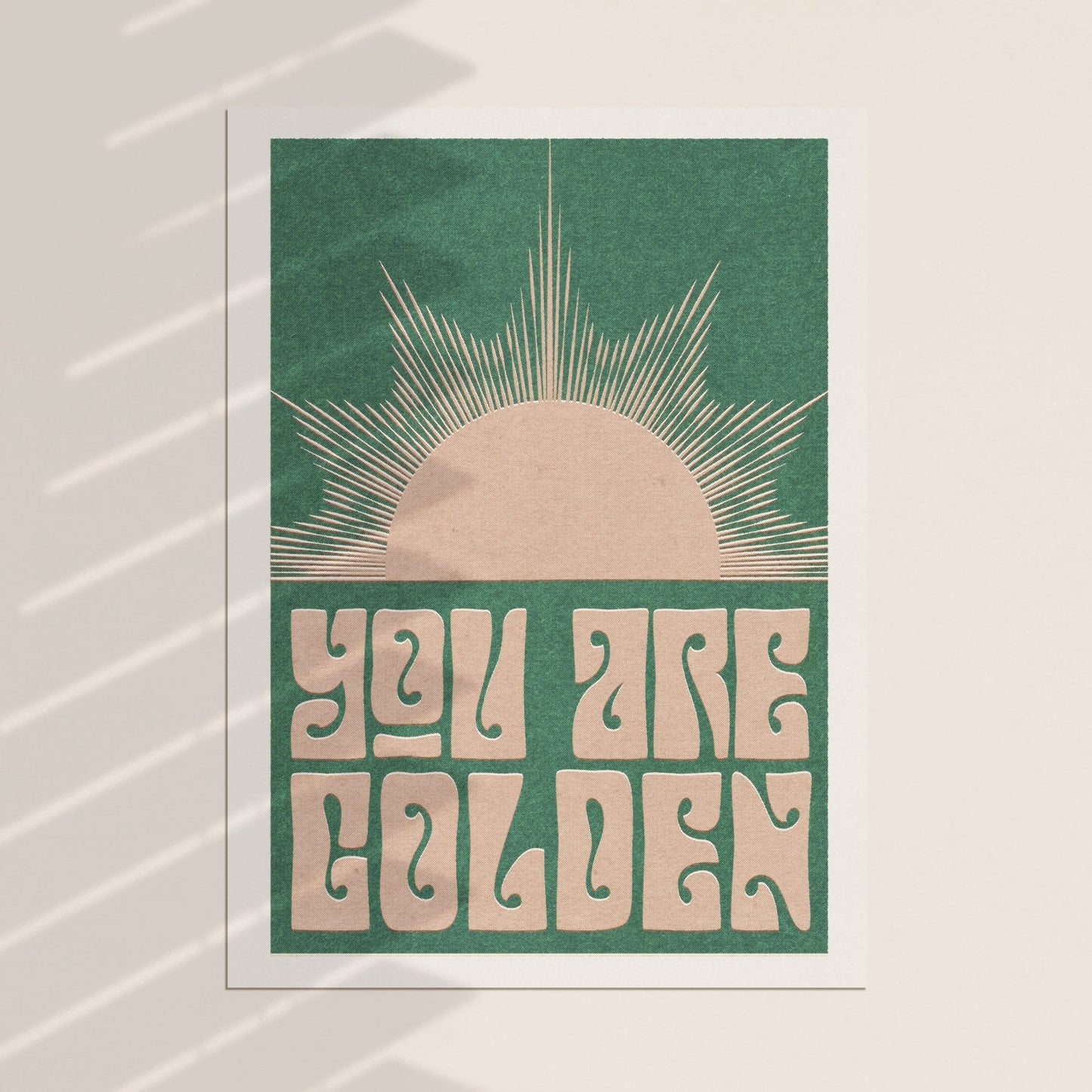 'You Are Golden' Art Print-4