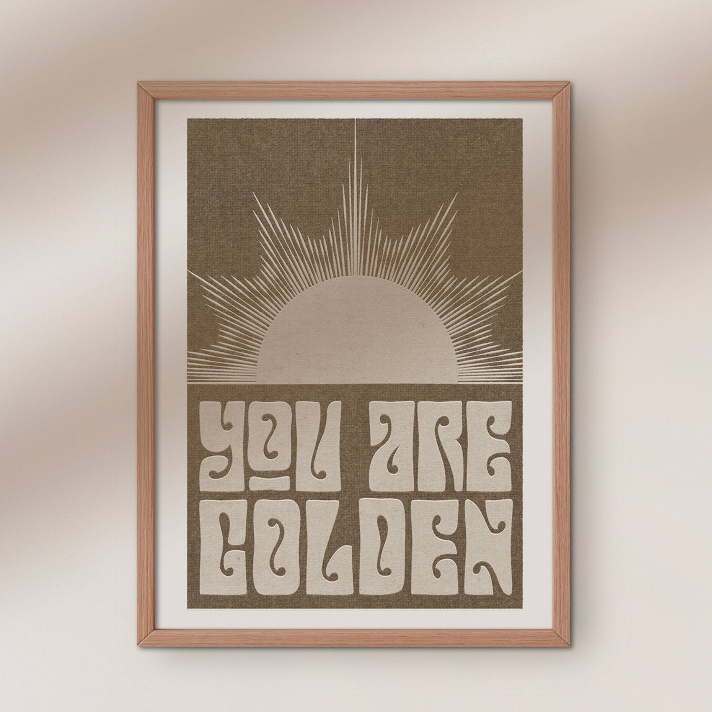 'You Are Golden' Art Print-2